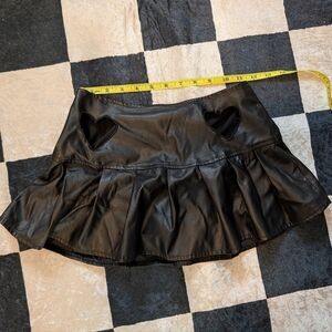 Black Heart Cutout Skirt